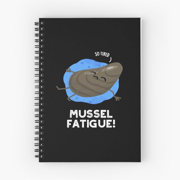 Item preview, Mussel Fatigue Funny Muscle Puns (Dark BG) designed and sold by punnybone.