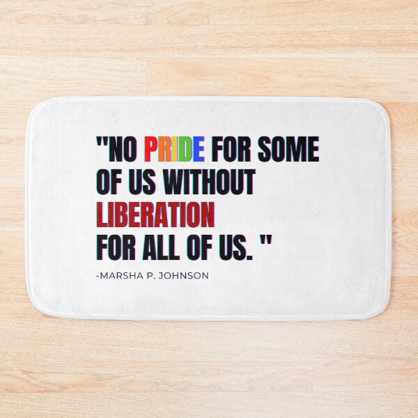 Item preview, Marsha P. Johnson Quote designed and sold by BluebellPainter.