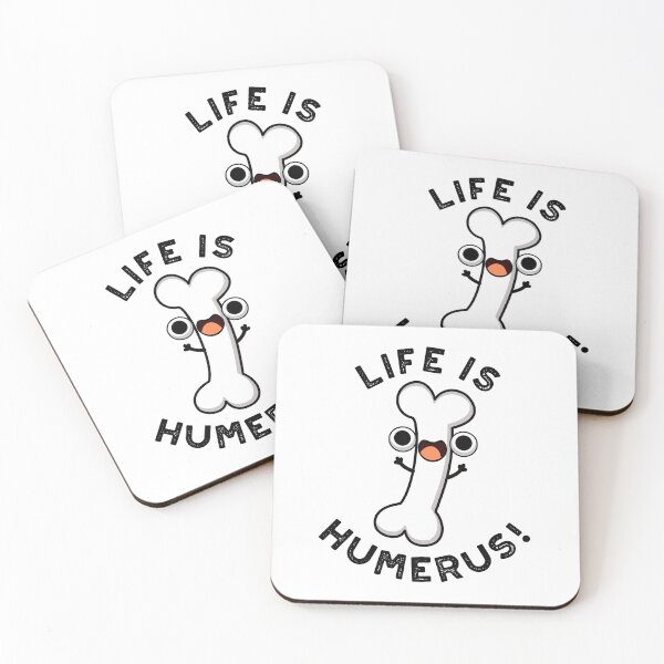 Item preview, Life Is Humerus Funny Bone Puns  designed and sold by punnybone.