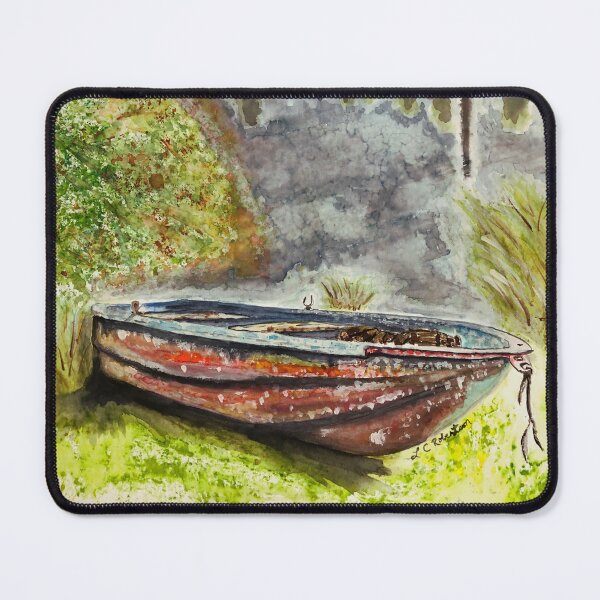 Item preview, Rustic Row Boat designed and sold by LCRobertsonArt.