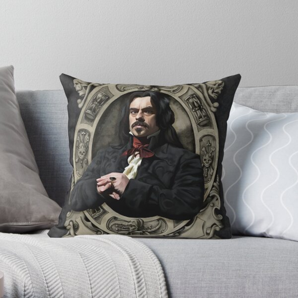 We're vampires, we don't put down towels. Throw Pillow