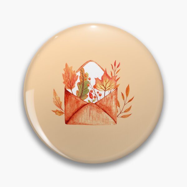 Item preview, Autumn envelope illustration designed and sold by pinkyfish1010.