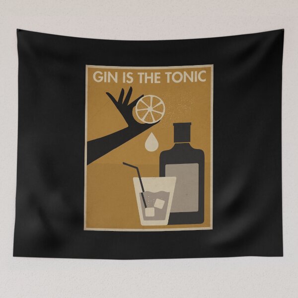 Item preview, Gin Is The Tonic designed and sold by barbeciminod.