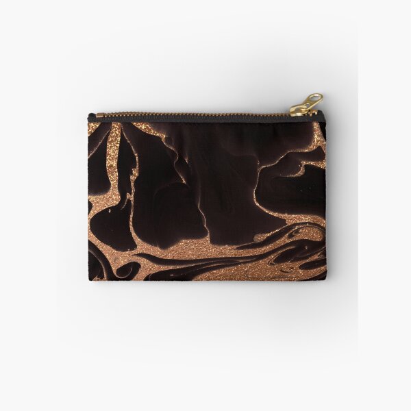 Item preview, Brown Marble with Gold Glitter designed and sold by Muhashii Mu.