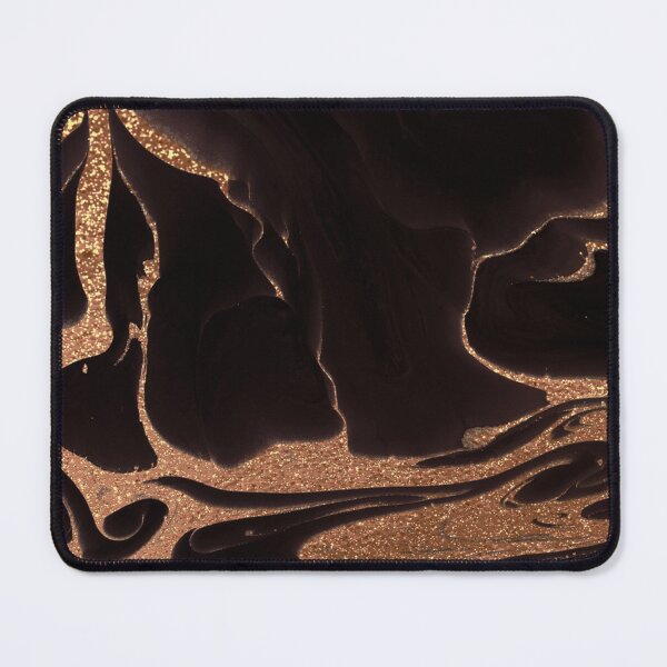 Item preview, Brown Marble with Gold Glitter designed and sold by Muhashii Mu.