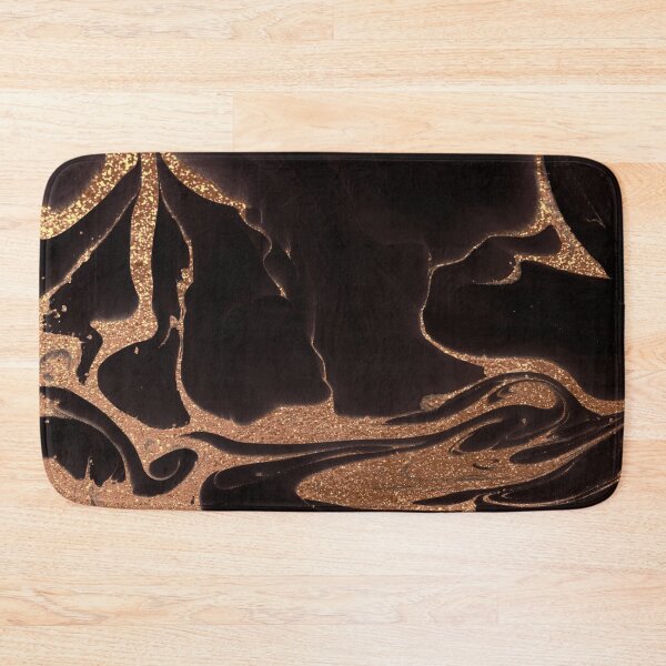Item preview, Brown Marble with Gold Glitter designed and sold by Muhashii Mu.