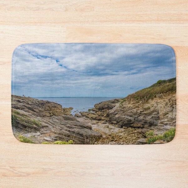 Item preview, cliff beach at low tide designed and sold by OskiOnTour.