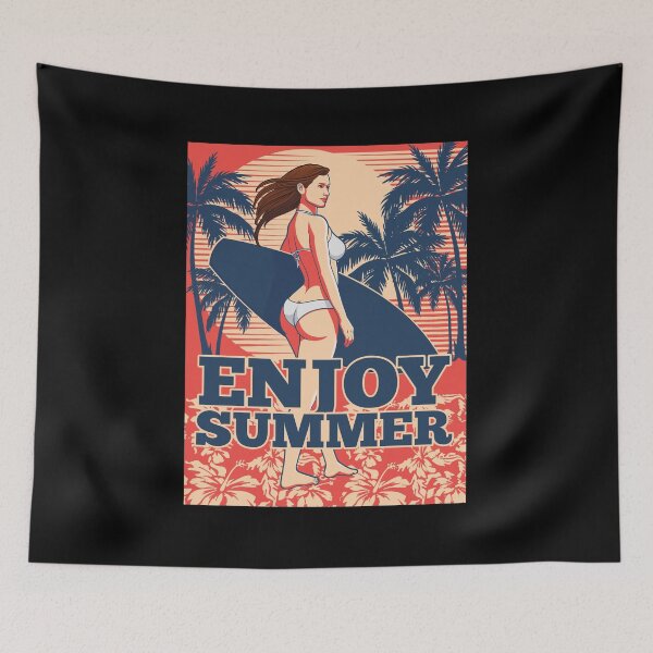 Item preview, Girl Enjoy Summer Vacation designed and sold by barbeciminod.