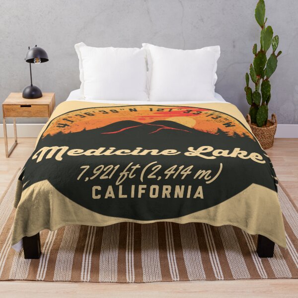 Item preview, Medicine Lake Volcano Souvenir Badge California designed and sold by mountainfad.