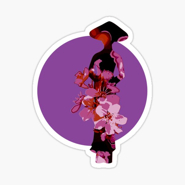 Vietnamese Woman in Traditional Ao Dai Sticker