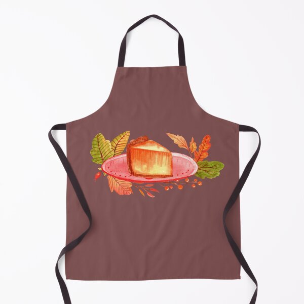 Item preview, Thanksgiving pumpkin pie slice watercolor illustration designed and sold by pinkyfish1010.