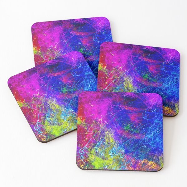 Item preview, Swirling String Painting Multi-Color Design designed and sold by KellysComColors.