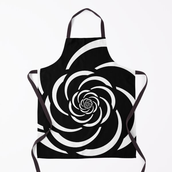 Item preview, Black and white abstract circle pattern designed and sold by flashcompact.
