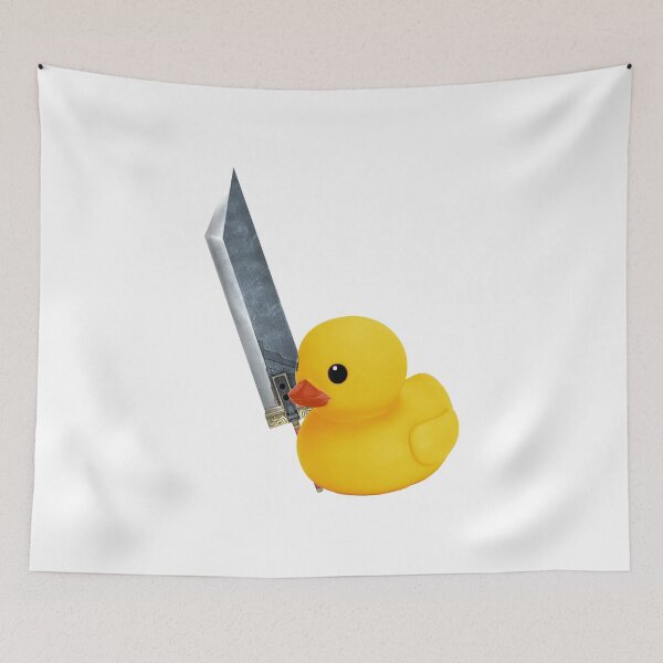 Item preview, Duck With a HUGE Sword Cursed Meme designed and sold by BetterLeo.