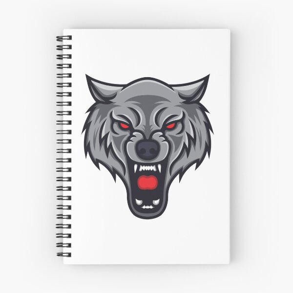 Item preview, Angry Wolf with Red Eyes - Intense Wildlife Illustration designed and sold by Crussion.