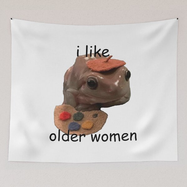 Item preview, I Like Older Women Cursed Meme designed and sold by BetterLeo.