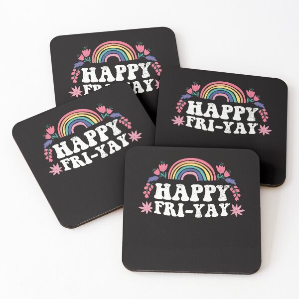 Item preview, Happy Fri-Yay Friday Lovers Fun Teacher designed and sold by Leader Shirts.