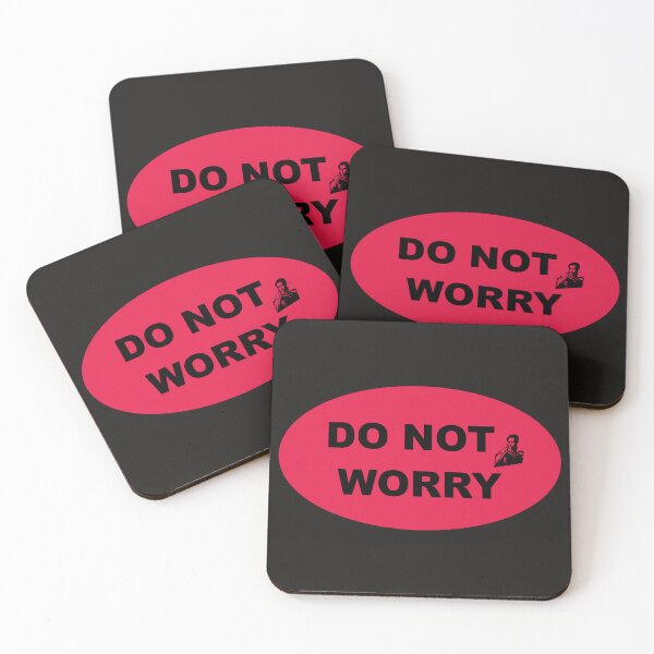 Item preview, DO NOT WORRY industrial style sign designed and sold by lobodelnoir.