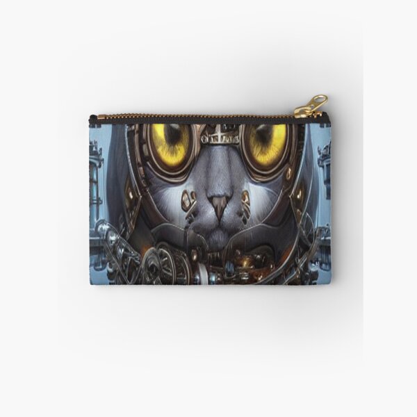Item preview, Big Eye Steam Punk Meow Cute Cat for Cat Lovers designed and sold by aventi24.