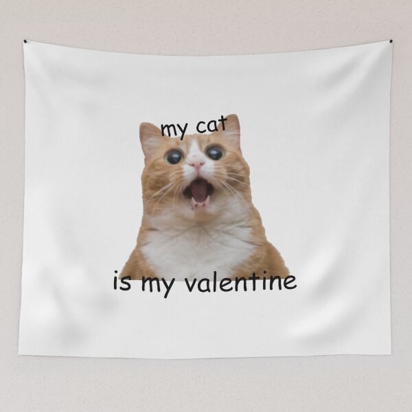 Item preview, Forget It Girls, My Cat Is My Valentine designed and sold by BetterLeo.