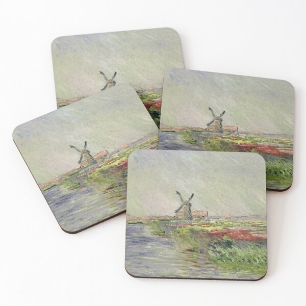 Item preview, Claude Monet : Tulip Field in Holland 1886 Canvas Gallery Et designed and sold by buzztop.