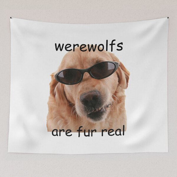 Item preview, Werewolfs Are Fur Real designed and sold by BetterLeo.