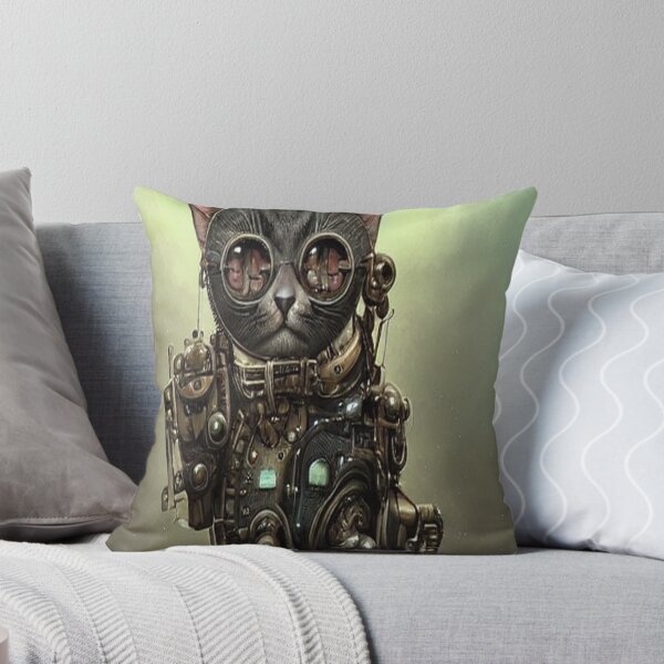 Item preview, Cute and dirty Steampunk Space Cat designed and sold by aventi24.
