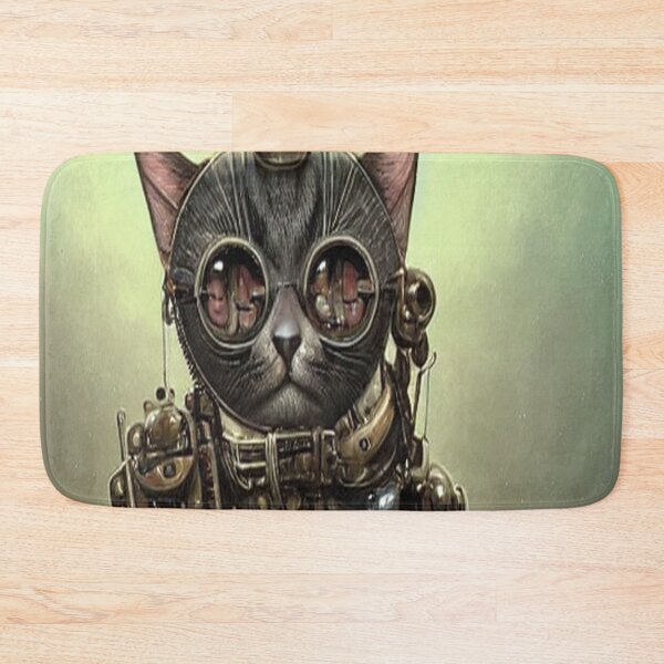 Item preview, Cute and dirty Steampunk Space Cat designed and sold by aventi24.