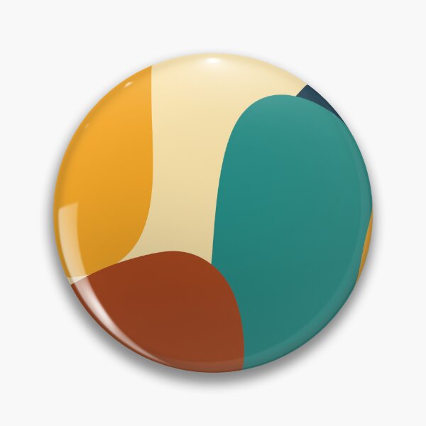 Artikelvorschau, Abstract Multicolor Blobs, Retro Colors, Organic Shapes, Funky Vibes, Boho Art, Modern Minimalist Art entworfen und verkauft von GikaDesigns.