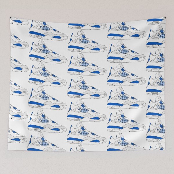 Item preview, Air Jordan IV (4) "Military Blue" designed and sold by VOID00000000.