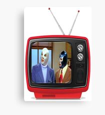 Santo Blue Demon TV Canvas Print