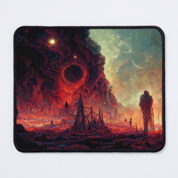Item preview, Dark Sci Fi Hellscape designed and sold by MidnightGallery.
