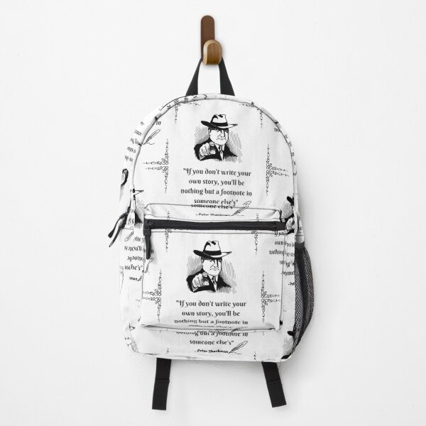 Item preview, "If you don't write your own story, you'll be nothing but a footnote in someone else's" quotes on products. designed and sold by ACEGDesign.