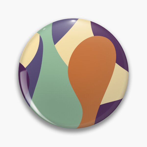 Artikelvorschau, Abstract Multicolor Blobs, Retro Colors, Organic Shapes, Funky Vibes, Boho Art, Modern Minimalist Art entworfen und verkauft von GikaDesigns.