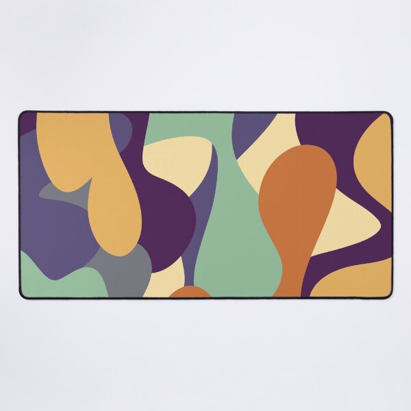 Item preview, Abstract Multicolor Blobs, Retro Colors, Organic Shapes, Funky Vibes, Boho Art, Modern Minimalist Art designed and sold by GikaDesigns.