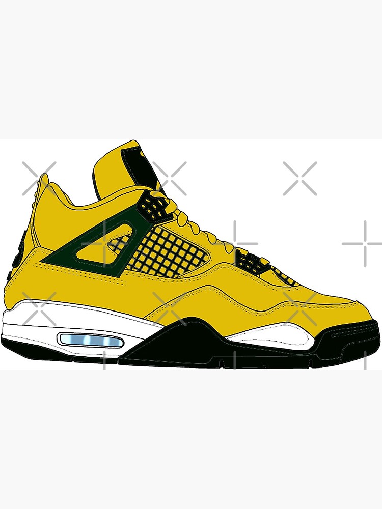 AIR JORDAN4 アート　点描画　banana Yamamoto AIR JORDAN4 アート 点描画 banana Yamamoto