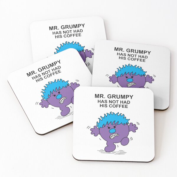 Item preview, Mr. Grumpy has not had his coffee designed and sold by Scat the cat.