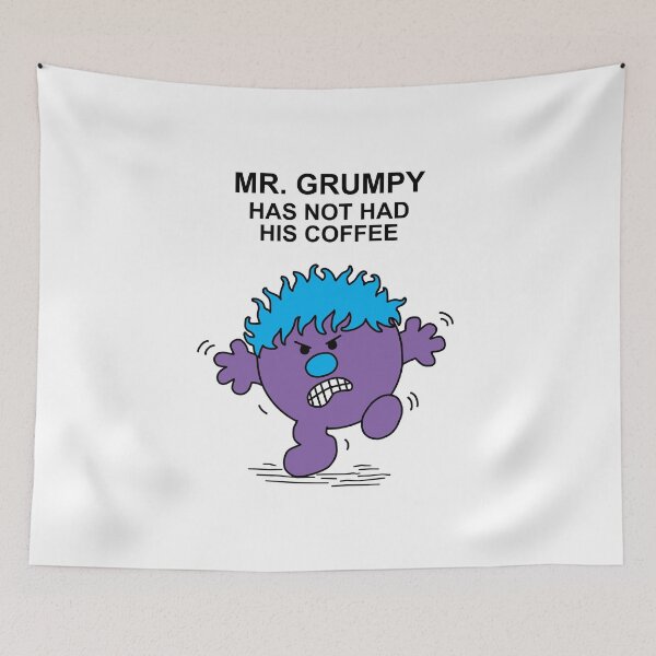 Item preview, Mr. Grumpy has not had his coffee designed and sold by Scat the cat.