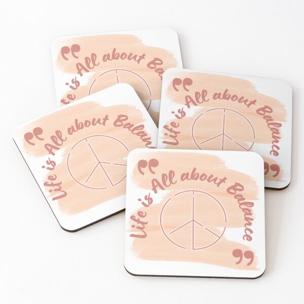 Item preview, Life Is All About Balance - Peace Love and Empathy | Life Is All About Balance peace designed and sold by FitBeast.