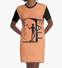 I Love Fall Graphic T-Shirt Dress