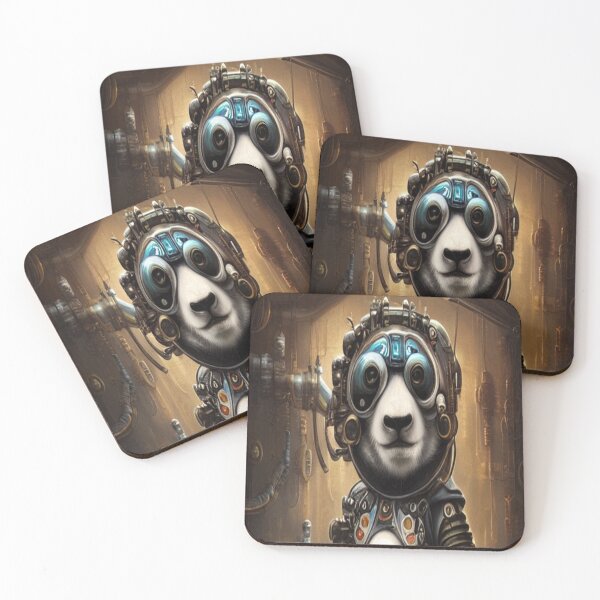 Item preview, Cute Steam punk Space Panda designed and sold by aventi24.