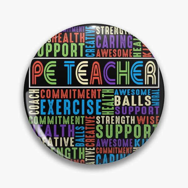 Item preview, Colorful PE teacher Motivation designed and sold by Pixelish.