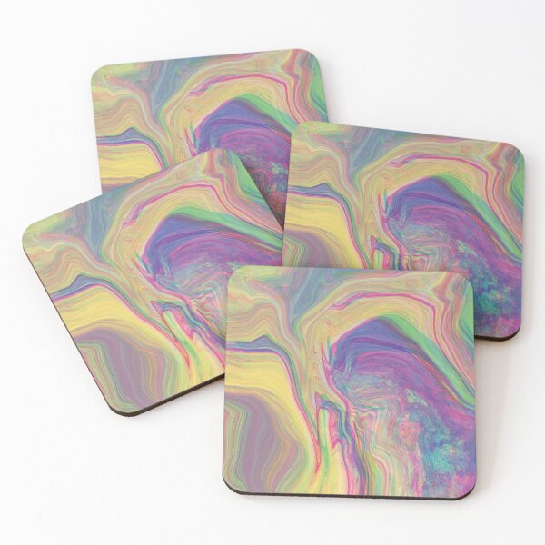 Artikelvorschau, Multicolor Abstract Vibrant Space Hallucination, Mixing Colors, Happy Vibes, Modern Colorful Minimalist Art entworfen und verkauft von GikaDesigns.