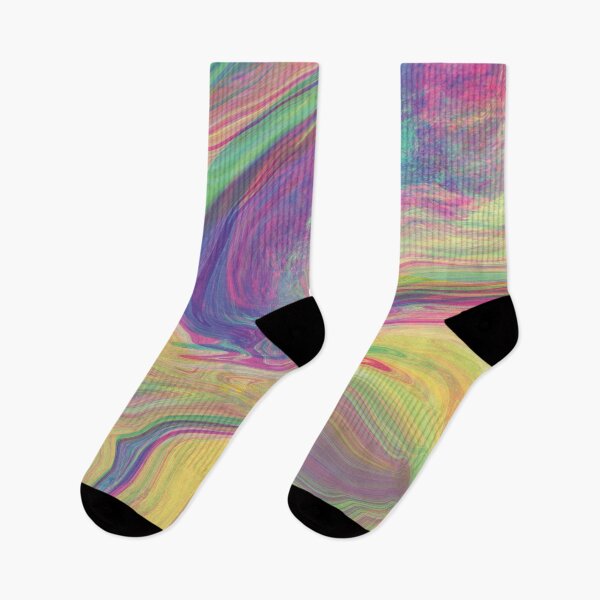 Artikelvorschau, Multicolor Abstract Vibrant Space Hallucination, Mixing Colors, Happy Vibes, Modern Colorful Minimalist Art entworfen und verkauft von GikaDesigns.