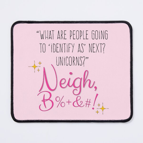 Item preview, Neigh, B%+%#! in Pink designed and sold by AmandaRoseArts.