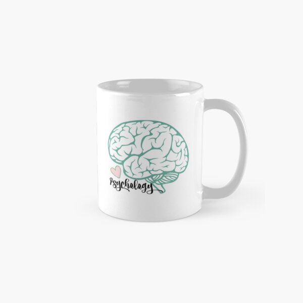 Psychology brain sticker Classic Mug