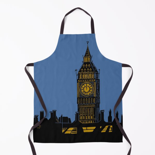 Item preview, Big Ben London Silhouette Linocut designed and sold by Maddy Bennett.