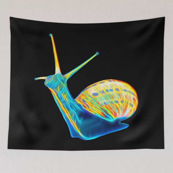 Item preview, Blue Neon Glow Fantasy Alien Snail Art Bundle Pack 1 designed and sold by Cawaiico.