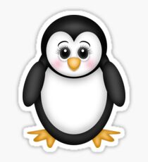 Cute 3D Penguin Sticker