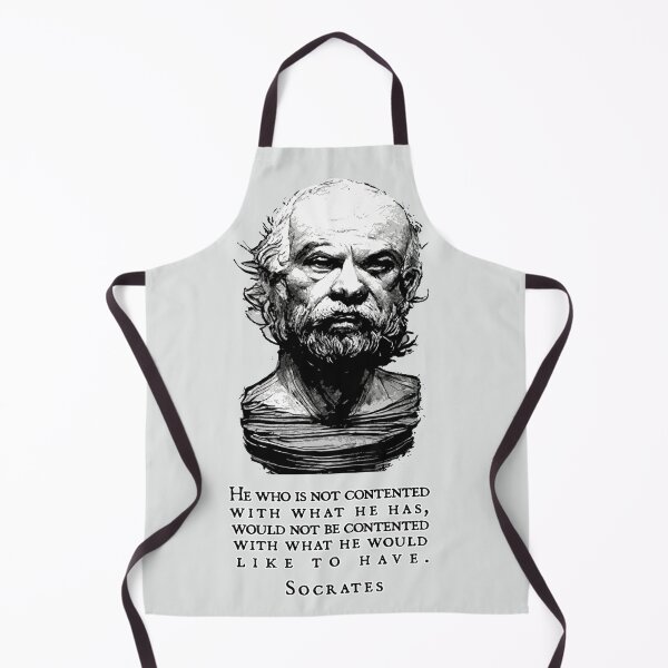 Item preview, Be Content (Socrates) designed and sold by NuminousYes.
